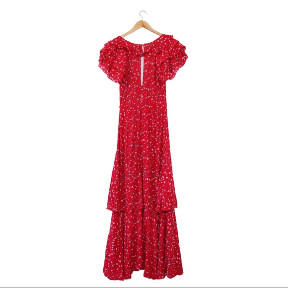 Cleobella Red Maxi Dress - Picture 7 of 11